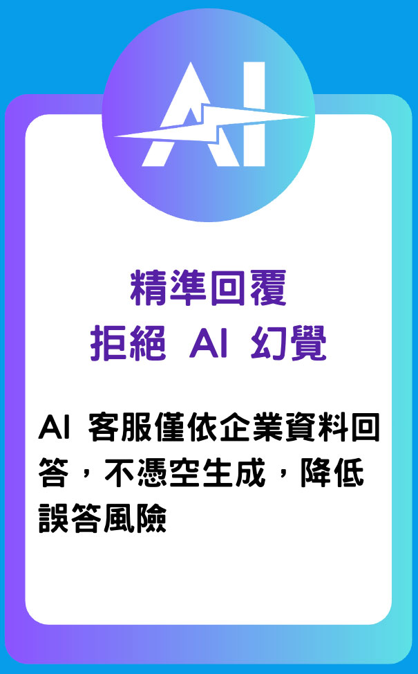 精準回覆 拒絕AI幻覺