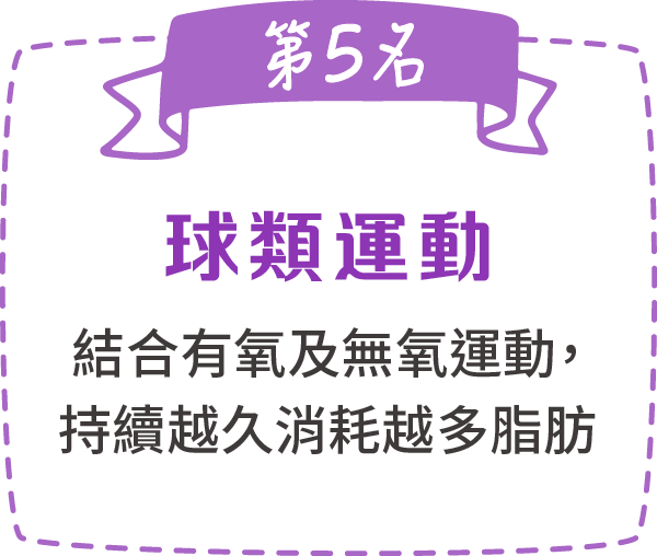 第5名 球類運動